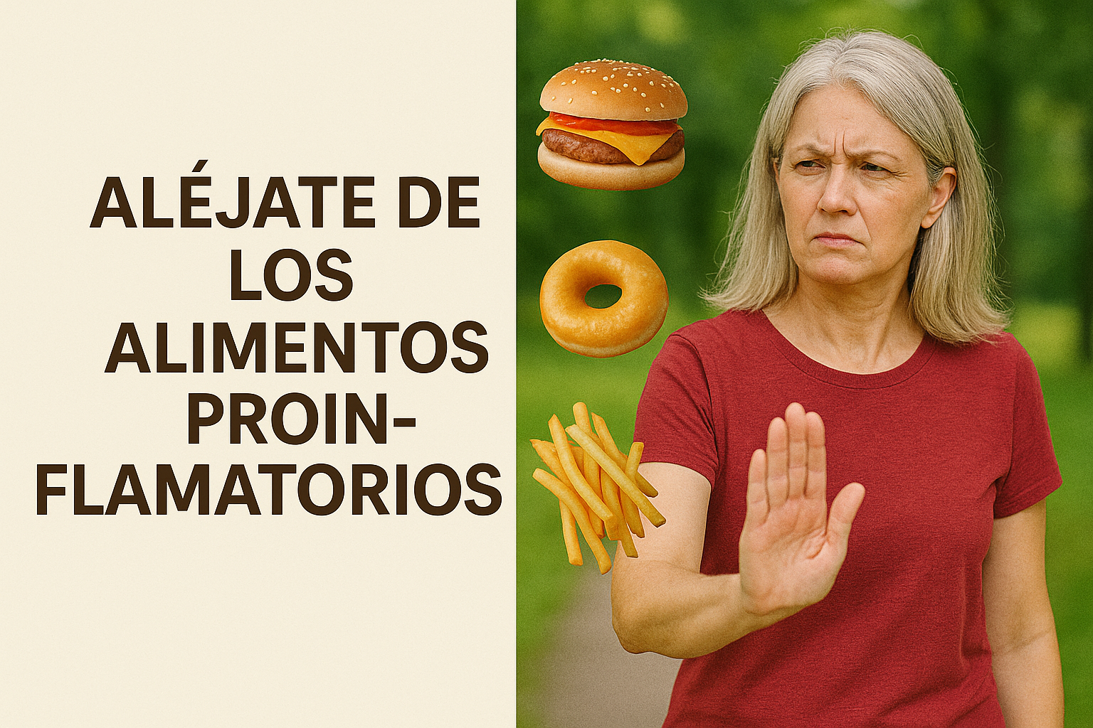 Aléjate de los alimentos proinflamatorios - Curso sobre inflamación y alimentación